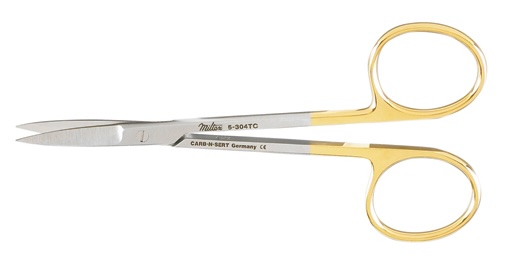 Miltex TC SuperCut Iris Scissors, 4-1/2 Straight